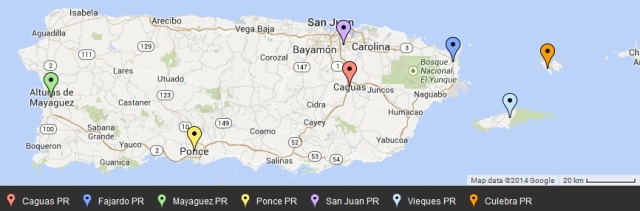 Puerto Rico â€“ metro areas including 2 smaller islands of Culebra and ...